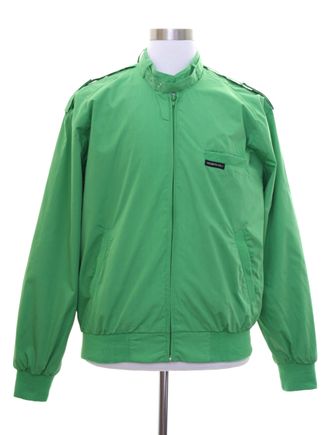 Pimp safety green Members Only jacket