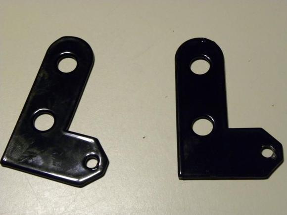 powder coated black
