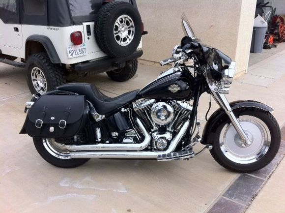 Fatboy with Boss 37 Springer Bags