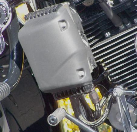 Side View of Oil Cooler