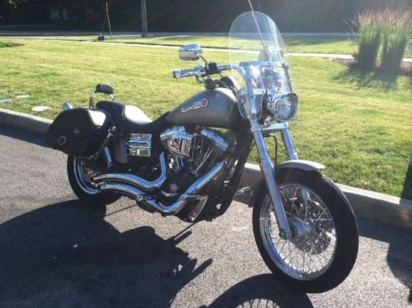 dont mind the windshield...riding to work.