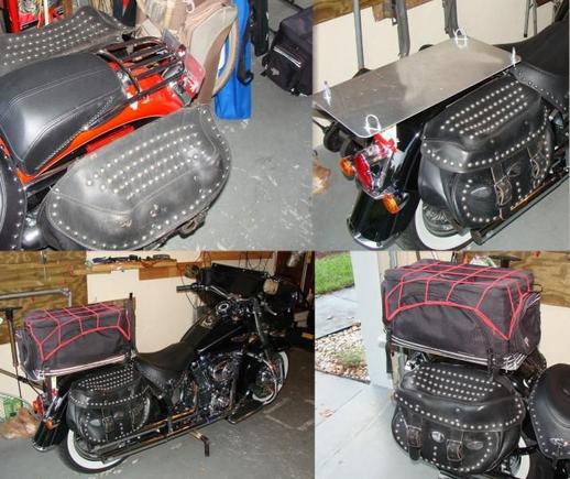 Here is the touring set up. Thanks for the aluminum idea Hermann...works perfectly!