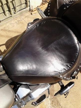 Saggy seat. Previous owner cut half the foam out cuz his feet couldn't touch the ground.