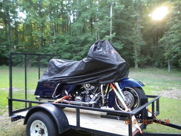 Yup, it's on a trailer...