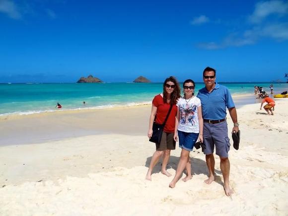 My family on Lanikai
