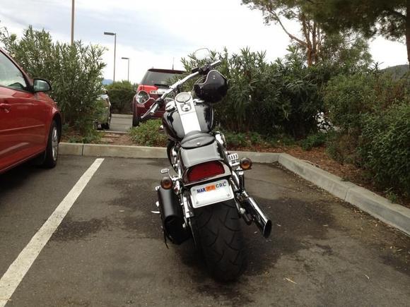 New solo seat and rear tail light