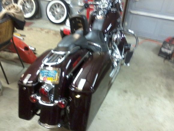05 Deluxe with FLH BAGS REAR