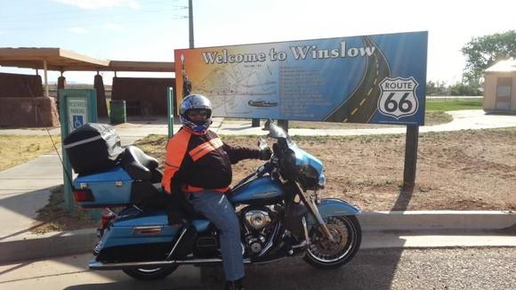 Winslow AZ on old Route 66