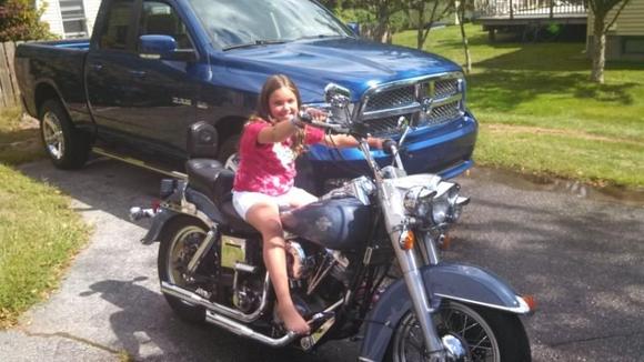 Daughter anxious for ride