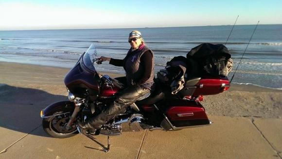 Got hit head on by a drunk driver in Oct 2012... The 07 Ultra I had become one with was never the same... I put 70k on her... Anyhow we traded her in a a 14 Wethead... This Bike is a nimble little bitch... I kinda leaned on the wing of the 07 around corners... kinda like flying it was... But this girl... with a differnt  kinda win cornered with no resistance... The first time she swallowed a corner whole it shocked me... Almost had the feel of a Metric (Disturbing)... But I like her... almost as much as I love the Beautiful Lady sittin on her in the Pic...