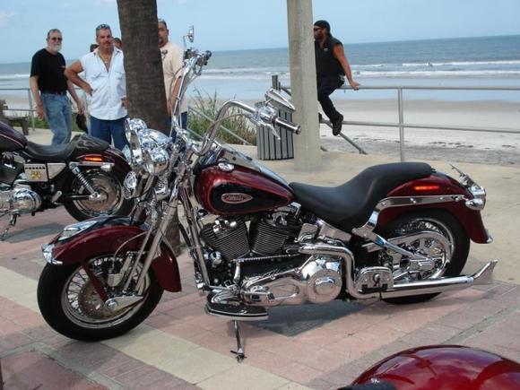 This one I found online. Nice bike. I'm a big fan of the Heritage Springer. Guess i'll have to settle with the incoming Road King..... I'm married.