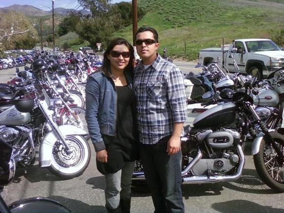 at cooks corner w/the wife