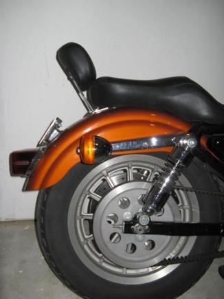 Sporty rear side view