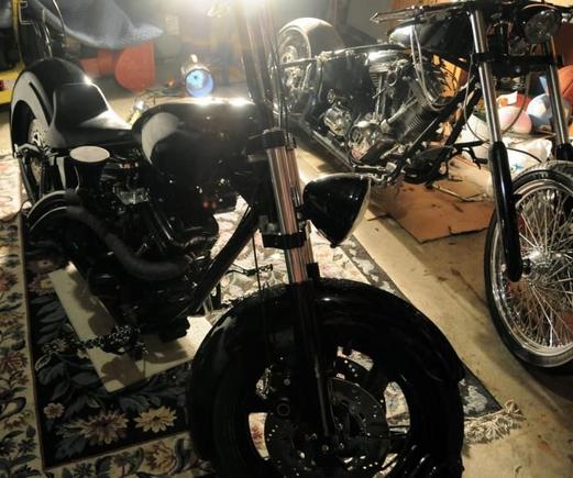 Intake &amp; Freshly painted &amp; wrapped pipes