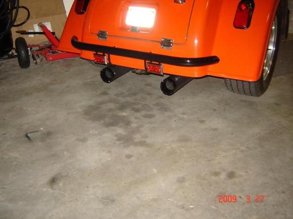Powder coated Exhaust tips