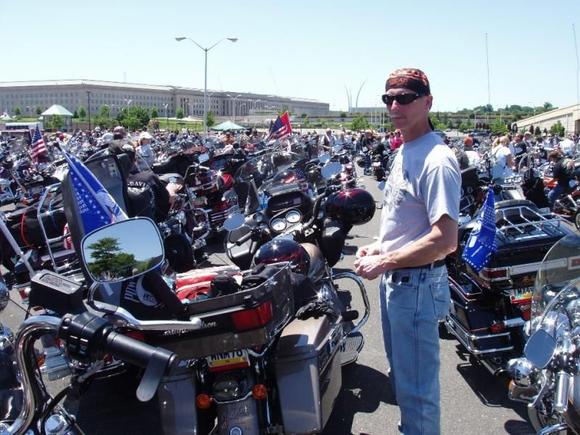 Rolling Thunder 2008 Pentagon Parking Lot