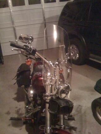 24 inch rider windsheild