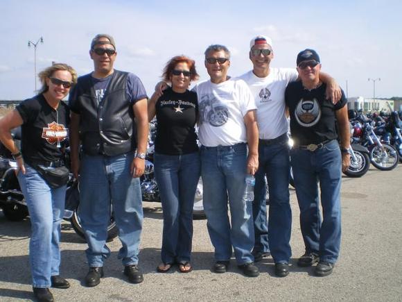 harley 105 Heading into Kid Rock Concert Miller Park