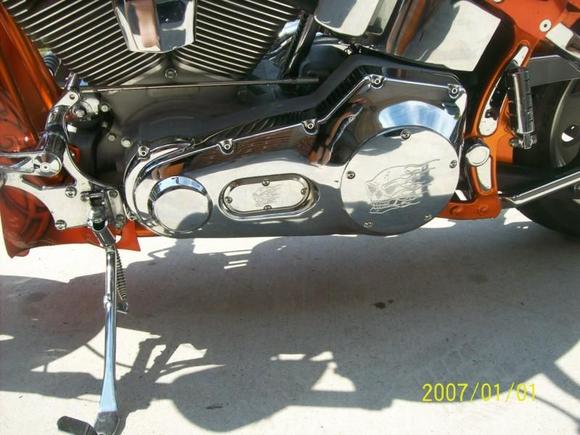 installed new outer primary, derby, and inspection covers