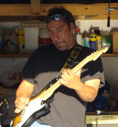 Jammin out on my Fender Stratocaster. One of my first passions I aquired in life at the age of 8.   
BB King... "I'm gonna play this thing till the day I die" Ridin with the King.