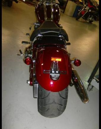 Rocker C rear view - before