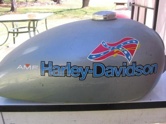 77 gas tank is the original tank for my bike.