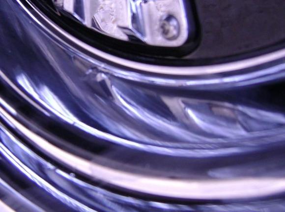 Peeling Chrome