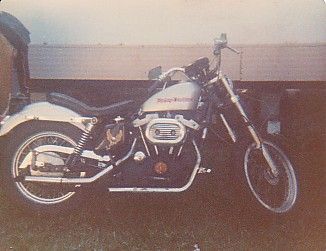 '73 XLH
Dad's, loaned to me.  He installed the kicker.  Charleston, SC, 1977.