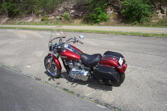 Deals Gap May 2009  my previous bike 2008 Super Glide Custom.