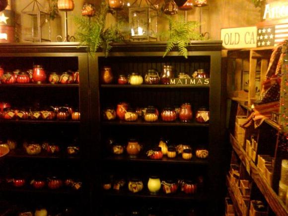 I left my mark at the Old Candle Barn in Lancaster, PA.  If you see it, let me know.  Thats if they didnt put it away.