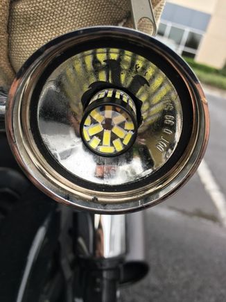 Rear socket enlarged