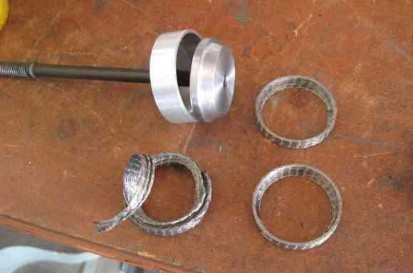 After destroying a few of these gaskets, I made a tool to drive them in.