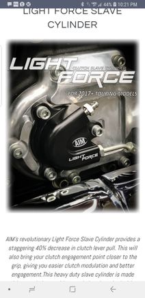 Has anyone installed this new AIM slave cylinder on their bike yet? Was considering getting one of these instead of the recall repair. Supposed to reduce pull by 40% and engage a little earlier on release. 