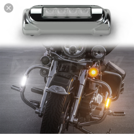 I like the crashbar units from a couple of manufacturers, but they're more for making yourself more visible.
