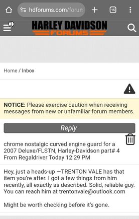 Private message