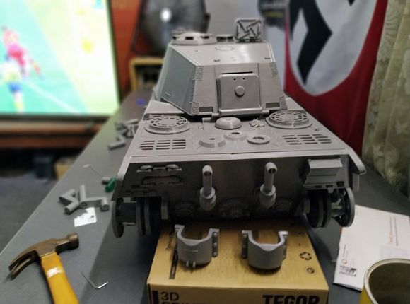 A parts fit up.