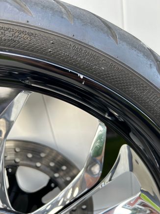 Pic with nick on front wheel