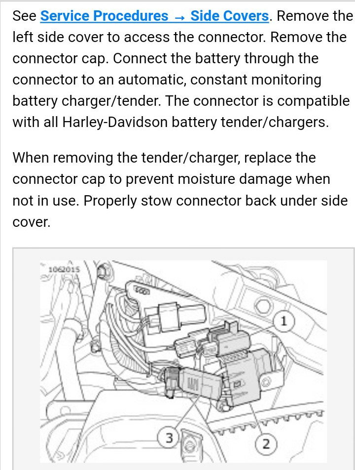 Is this safe to plug into the battery tender port on my 2020 Softail  Standard? : r/Harley