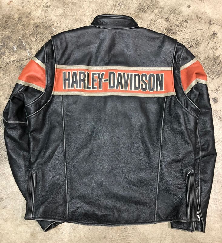 Men's HD Victory Lane Leather Jacket XL - Harley Davidson Forums