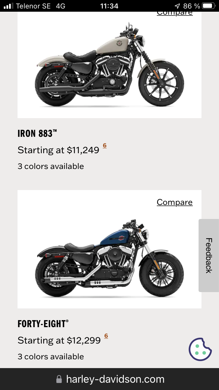 Difference between iron 883 and outlet 48