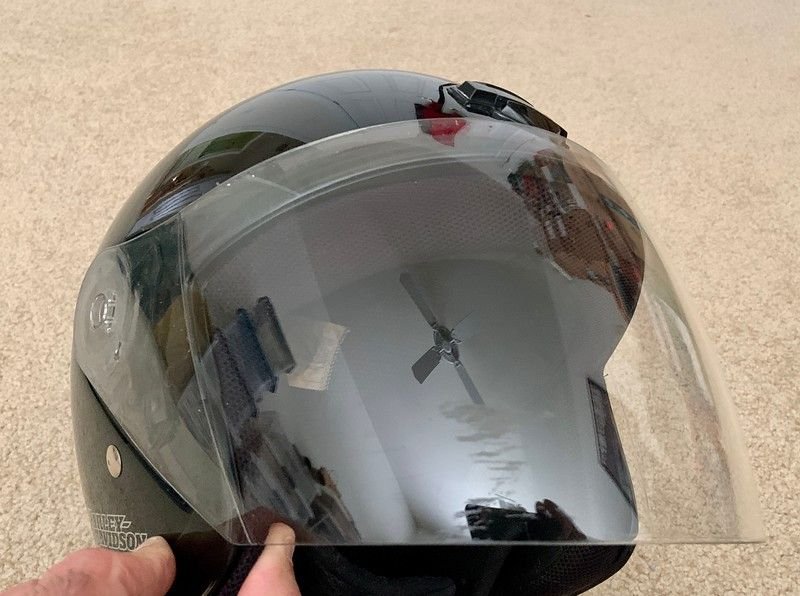 Harley "Jet II" Helmet with built in face shield Harley Davidson Forums