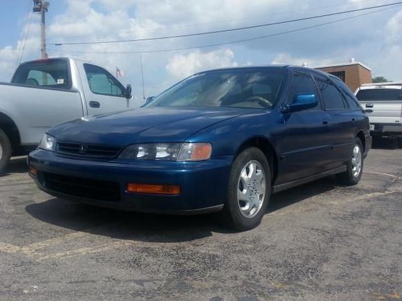 day after i finished the paint it was time to re-register her