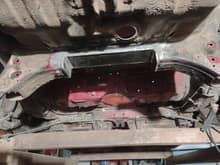 Rear subframe boxed in 