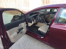 2013 Honda Civic LX left door, front