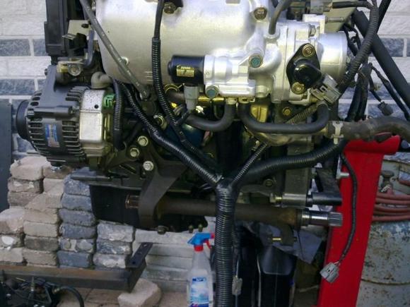 Finished tucking the wires