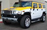 Yellow & White 2008 Hummer H2 from G-Style