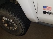 a great looking dirty tire, the way she's meant to be