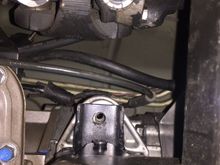 Trans mount hole alignment