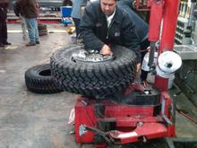 This was the first time that my local Pep Boys worked on 315s