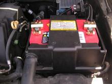 OPTIMA battery and cold plated connectors...bye bye to the crappy connectors.